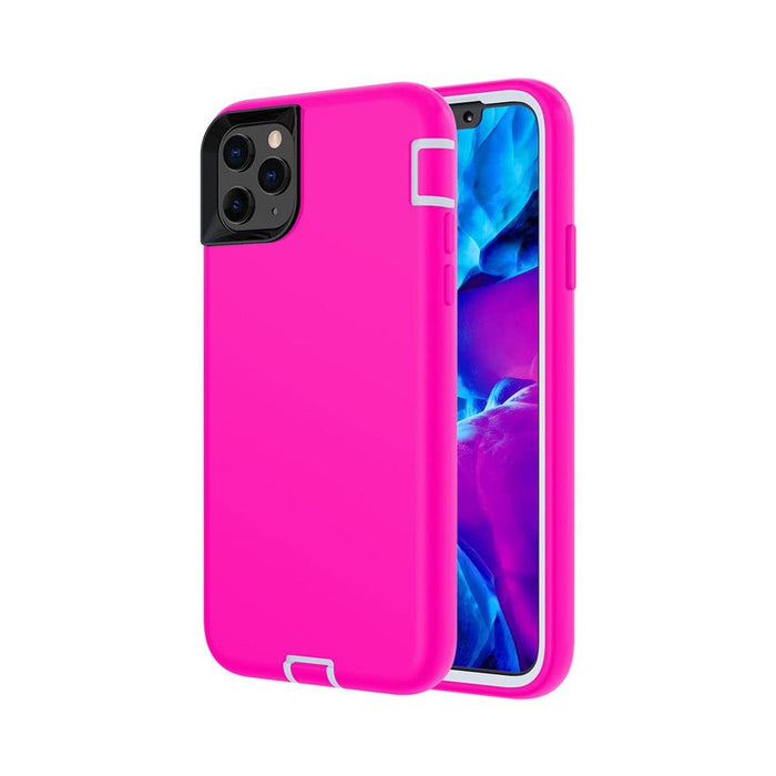 3 in 1 Shockproof Silicone Armor Case Cover for iPhone 12 / 12 Pro (6.1'') - JPC MOBILE ACCESSORIES