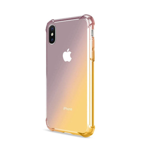 Clear Rainbow Airbag Bumper Shockproof Case Cover for iPhone XS Max - JPC MOBILE ACCESSORIES