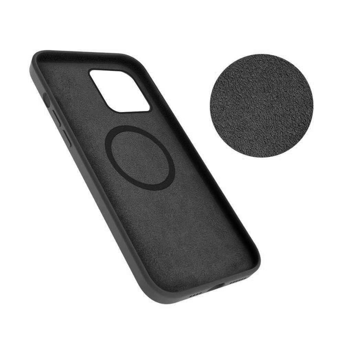 Liquid Silicone Case Cover with Magnetic Ring for iPhone 12 / 12 Pro (6.1'') Magsafe - JPC MOBILE ACCESSORIES