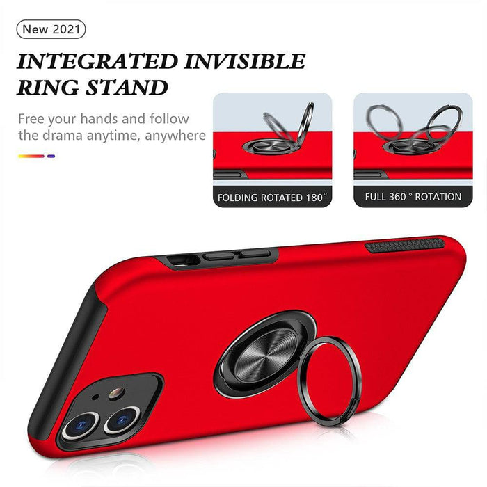 Magnetic Ring Holder Shockproof Cover Case for iPhone 11 - JPC MOBILE ACCESSORIES