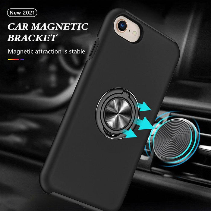 Magnetic Ring Holder Shockproof Cover Case for iPhone 6 / 6S / 7 / 8 / SE (2020) / SE (2022) - JPC MOBILE ACCESSORIES