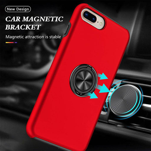Magnetic Ring Holder Shockproof Cover Case for iPhone 6 Plus / 6S Plus / 7 Plus / 8 Plus - JPC MOBILE ACCESSORIES