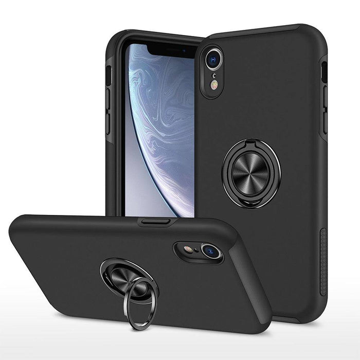 Magnetic Ring Holder Shockproof Cover Case for iPhone XR - JPC MOBILE ACCESSORIES