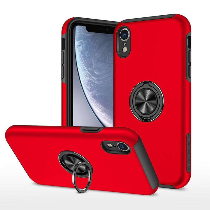 Magnetic Ring Holder Shockproof Cover Case for iPhone XR - JPC MOBILE ACCESSORIES
