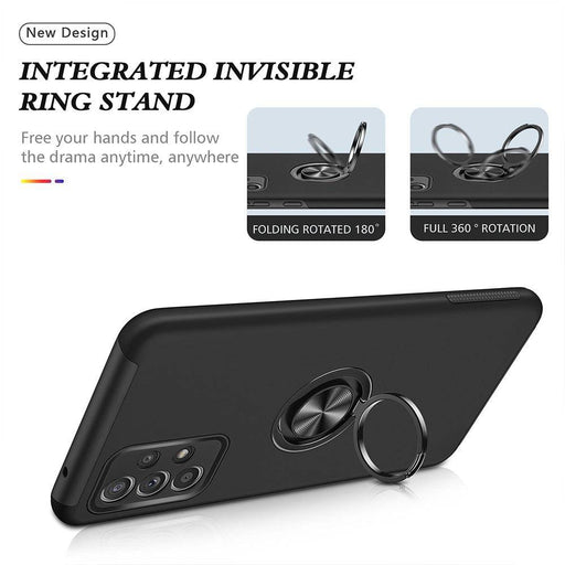 Magnetic Ring Holder Shockproof Cover Case for Samsung Galaxy A13 4G A135F - JPC MOBILE ACCESSORIES