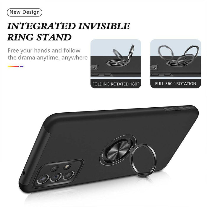 Magnetic Ring Holder Shockproof Cover Case for Samsung Galaxy A23 A235F - JPC MOBILE ACCESSORIES