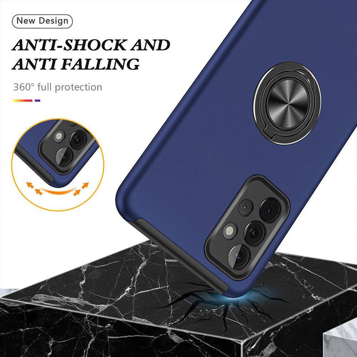 Magnetic Ring Holder Shockproof Cover Case for Samsung Galaxy A52 A525 / A526 - JPC MOBILE ACCESSORIES