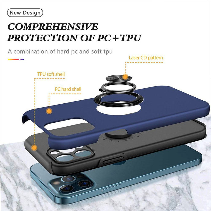 Magnetic Ring Holder Shockproof Cover Case for Samsung Galaxy S20 FE - JPC MOBILE ACCESSORIES