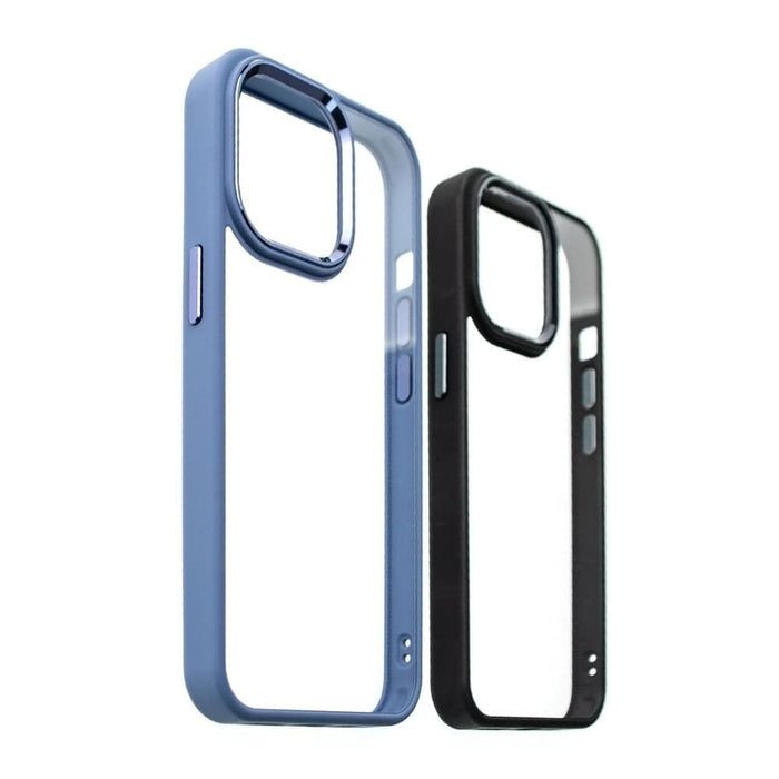 Metal Camera Lens Protection Clear PC Shockproof Case Cover for iPhone 12 Pro Max - JPC MOBILE ACCESSORIES