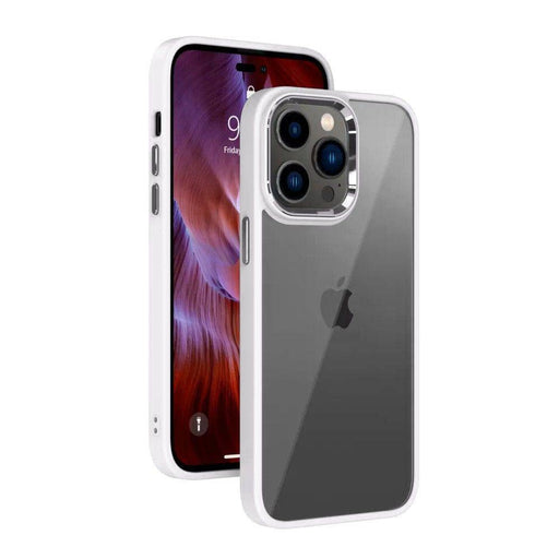 Metal Camera Lens Transparent Protection Shockproof Case for iPhone 14 Pro - JPC MOBILE ACCESSORIES