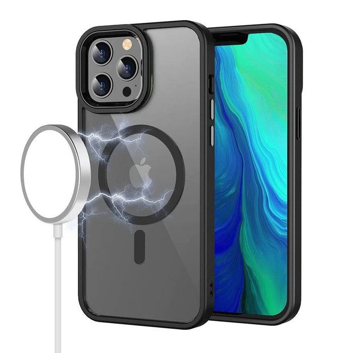 Redefine Metal Camera Lens Magnetic Transparent Magsafe Case for iPhone 14 Pro