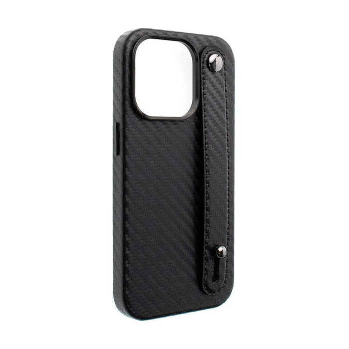 REDEFINE Metal Camera Lens PU Leather Case with Hand Belt for iPhone 14 - JPC MOBILE ACCESSORIES