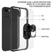 Ring Holder Military Shockproof Car Magnetic Case for iPhone 14 - JPC MOBILE ACCESSORIES