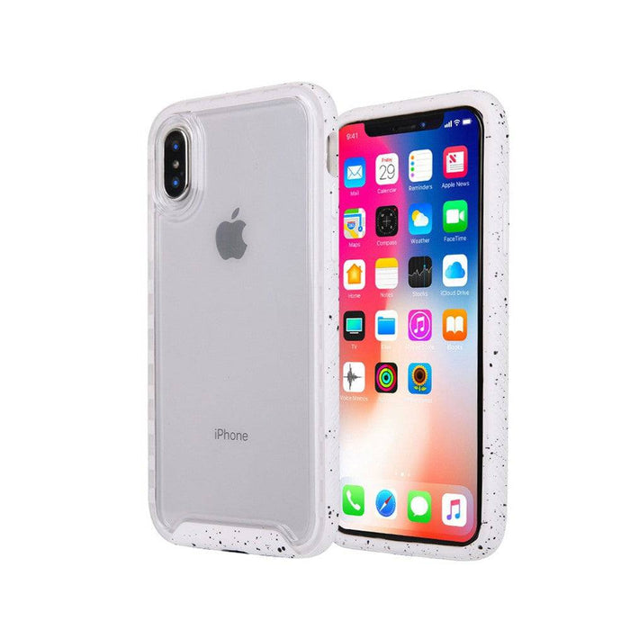 Shockproof Corner Bumper Tract Clear Case for iPhone X / XS