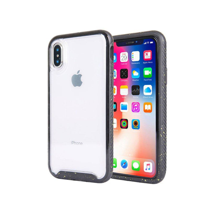 Shockproof Corner Bumper Tract Clear Case for iPhone X / XS