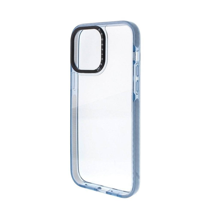 Transparent Candy Color Frame Shockproof Cover Case for iPhone 14 Max (Plus)