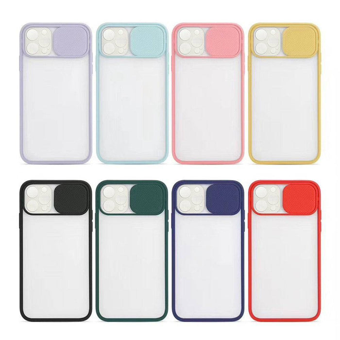 Camera Slide Peach Bumper Case for iPhone 12 Pro Max (6.7'') - JPC MOBILE ACCESSORIES