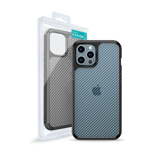 Carbon Fiber Hard Shield Case Cover for iPhone 12 Pro Max (6.7'') - JPC MOBILE ACCESSORIES