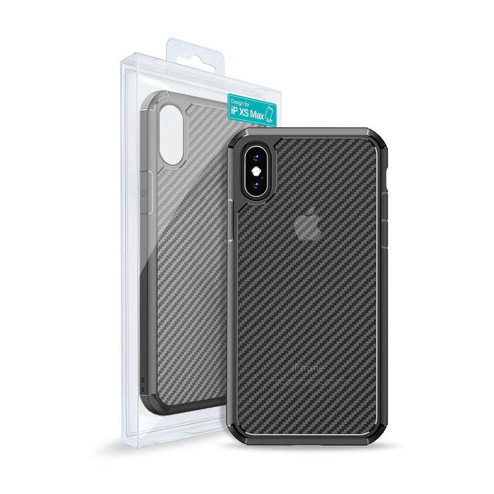 Carbon Fiber Hard Shield Case Cover for iPhone XS Max - JPC MOBILE ACCESSORIES