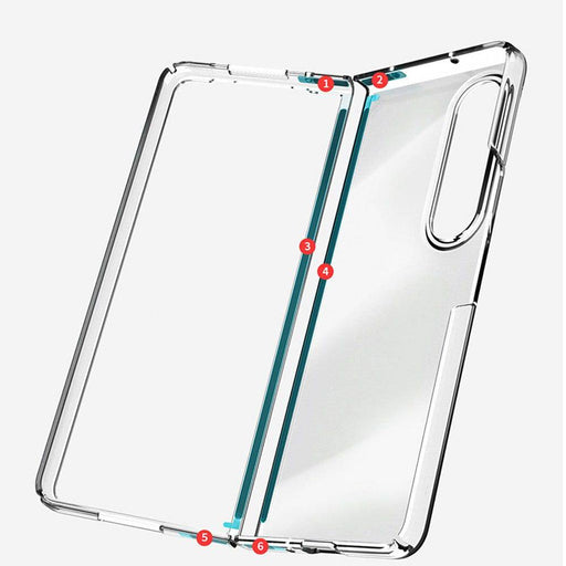 Mercury Clear Hard Case for Samsung Galaxy Z Fold 4 5G - JPC MOBILE ACCESSORIES