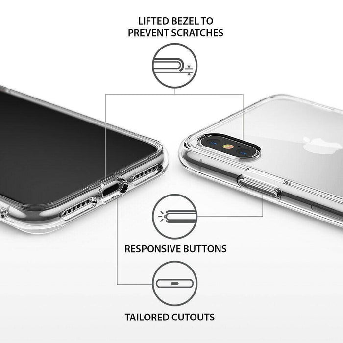 Transparent Shockproof Case Cover for iPhone X / XS