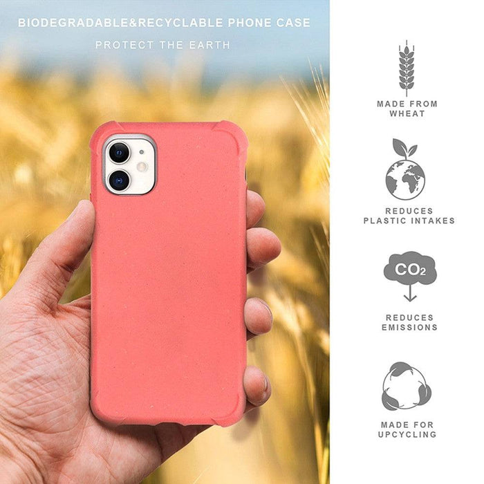 Eco-friendly Biodegradable Shockproof Case Cover With Pattern for iPhone 12 Pro Max (6.7'') - JPC MOBILE ACCESSORIES