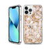 Dried Flower Bling Gold Foil Clear Case Cover for iPhone 14 Pro Max - JPC MOBILE ACCESSORIES