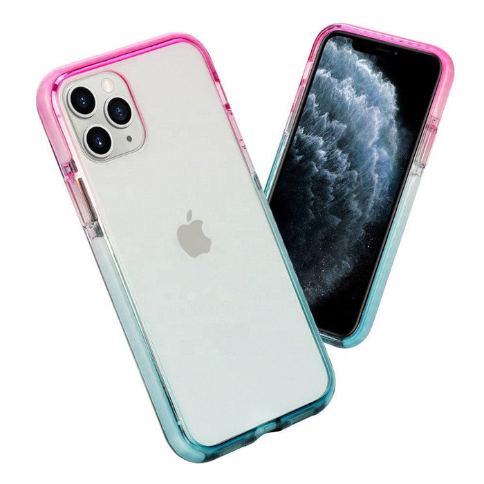 Gradient Hybrid PC Transparent Airtech Shockproof Case Cover for iPhone 12 / 12 Pro (6.1'') - JPC MOBILE ACCESSORIES