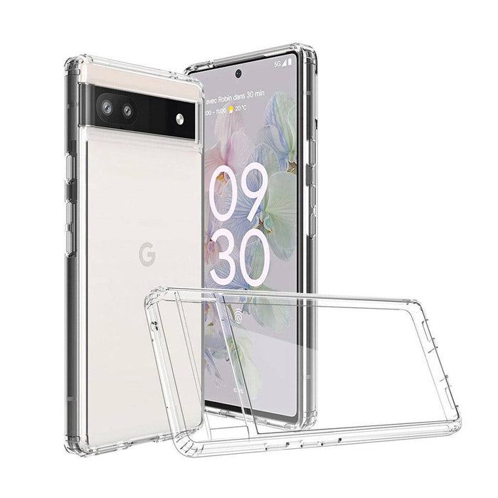 High Quality TPU+PC Hybrid Transparent Case for Google Pixel 6a - JPC MOBILE ACCESSORIES