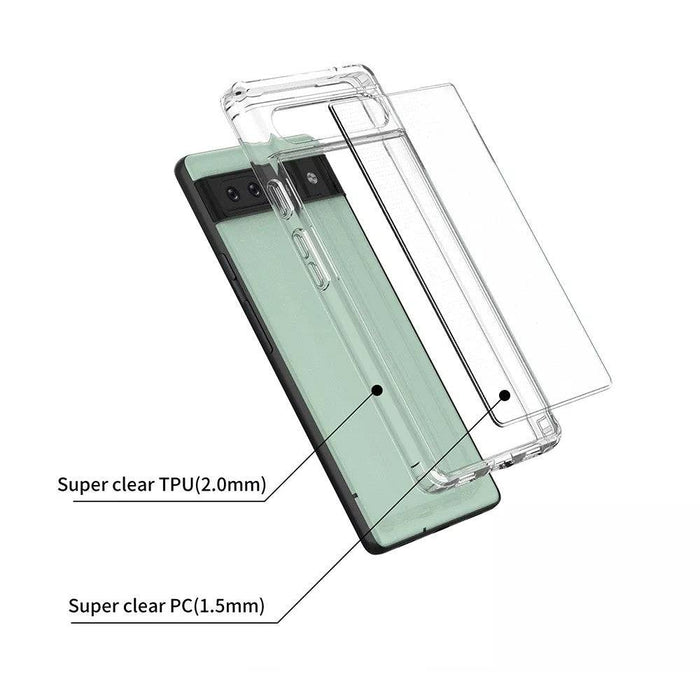 High Quality TPU+PC Hybrid Transparent Case for Google Pixel 7 - JPC MOBILE ACCESSORIES