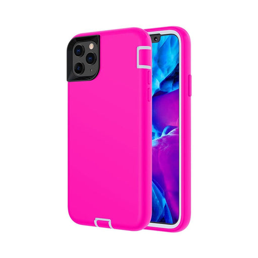 3 in 1 Shockproof Silicone Armor Case Cover for iPhone 12 Pro Max (6.7'') - JPC MOBILE ACCESSORIES