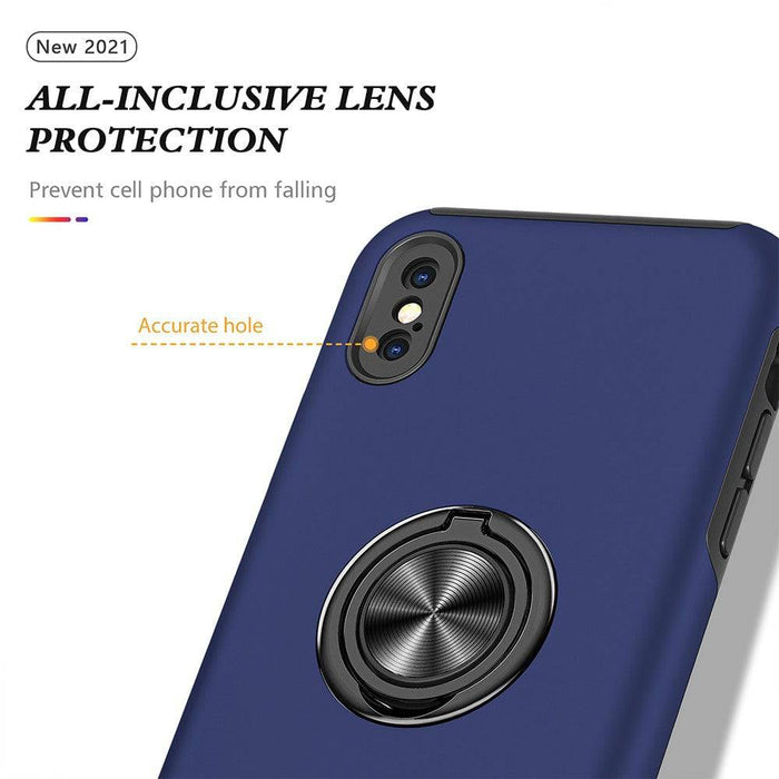 Magnetic Ring Holder Shockproof Cover Case for iPhone X / XS - JPC MOBILE ACCESSORIES