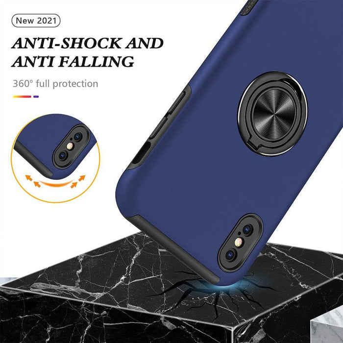 Magnetic Ring Holder Shockproof Cover Case for iPhone X / XS - JPC MOBILE ACCESSORIES