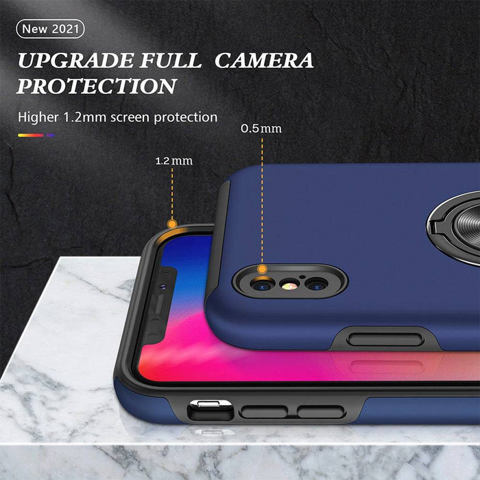 Magnetic Ring Holder Shockproof Cover Case for iPhone X / XS - JPC MOBILE ACCESSORIES