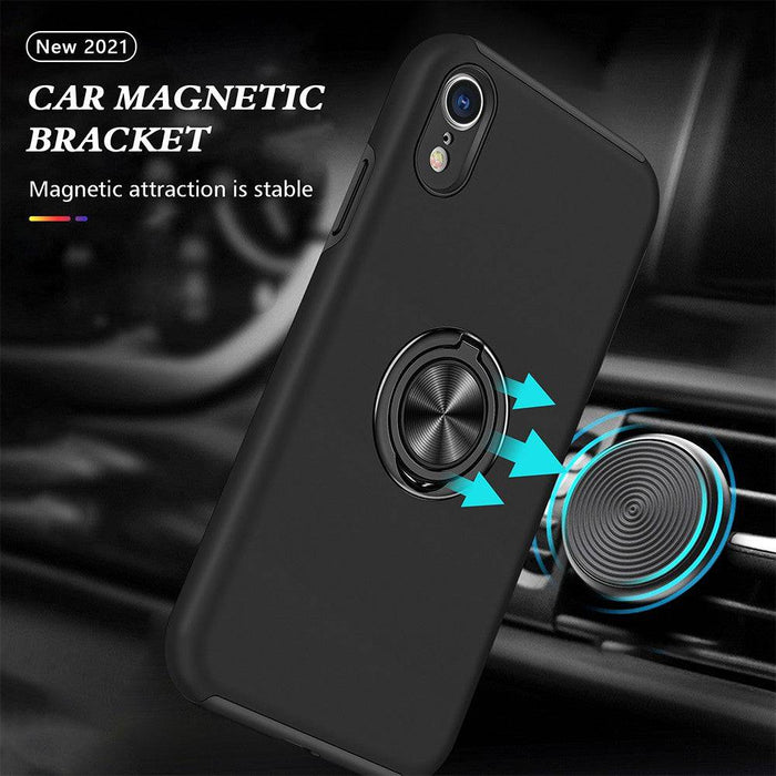 Magnetic Ring Holder Shockproof Cover Case for iPhone XR - JPC MOBILE ACCESSORIES