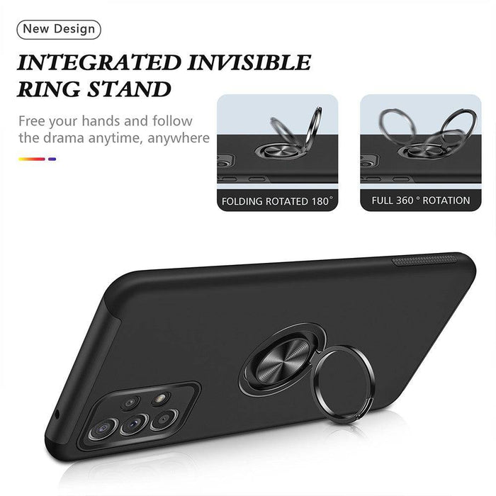 Magnetic Ring Holder Shockproof Cover Case for Samsung Galaxy A13 4G A135F - JPC MOBILE ACCESSORIES