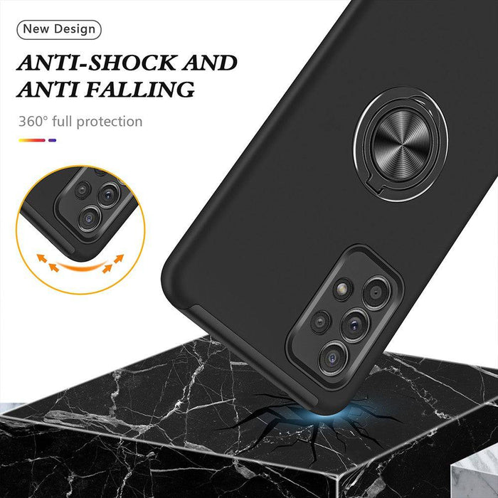 Magnetic Ring Holder Shockproof Cover Case for Samsung Galaxy A13 4G A135F - JPC MOBILE ACCESSORIES