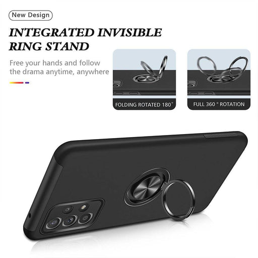 Magnetic Ring Holder Shockproof Cover Case for Samsung Galaxy A23 A235F - JPC MOBILE ACCESSORIES