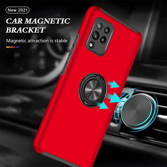 Magnetic Ring Holder Shockproof Cover Case for Samsung Galaxy A42 5G A426 - JPC MOBILE ACCESSORIES