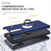 Magnetic Ring Holder Shockproof Cover Case for Samsung Galaxy A53 5G A536B - JPC MOBILE ACCESSORIES