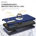 Magnetic Ring Holder Shockproof Cover Case for Samsung Galaxy A72 A725 / A72 5G A726 - JPC MOBILE ACCESSORIES