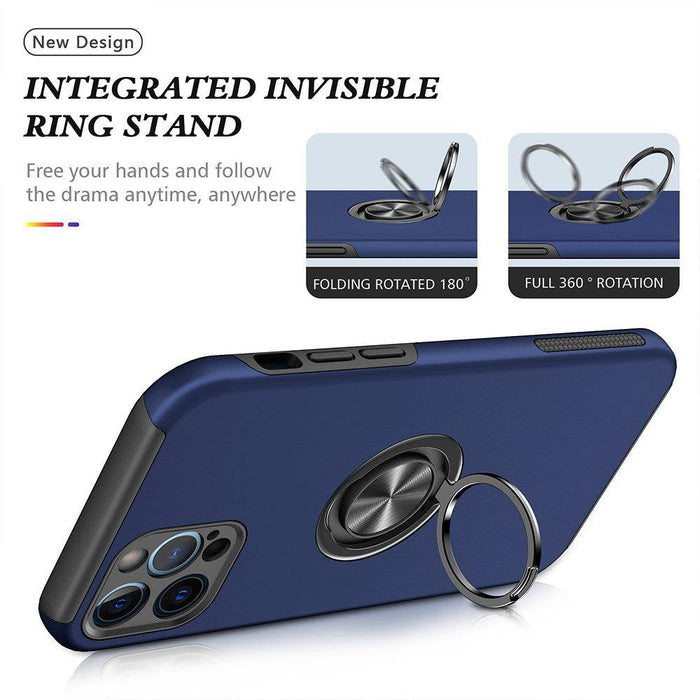 Magnetic Ring Holder Shockproof Cover Case for Samsung Galaxy S20 FE - JPC MOBILE ACCESSORIES