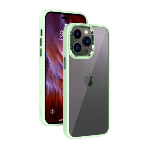 Metal Camera Lens Protection Clear PC Shockproof Case Cover for iPhone 14 Max (Plus) - JPC MOBILE ACCESSORIES