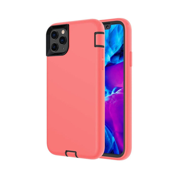 3 in 1 Shockproof Silicone Armor Case Cover for iPhone 12 Pro Max (6.7'') - JPC MOBILE ACCESSORIES