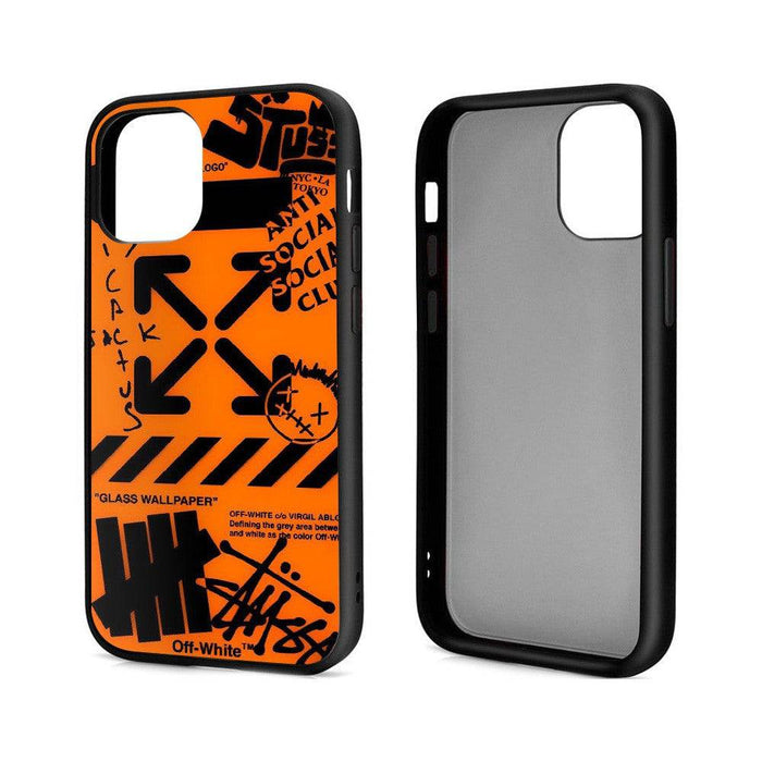Bumper Blend Color Shockproof Case with Pattern for iPhone 13 Pro