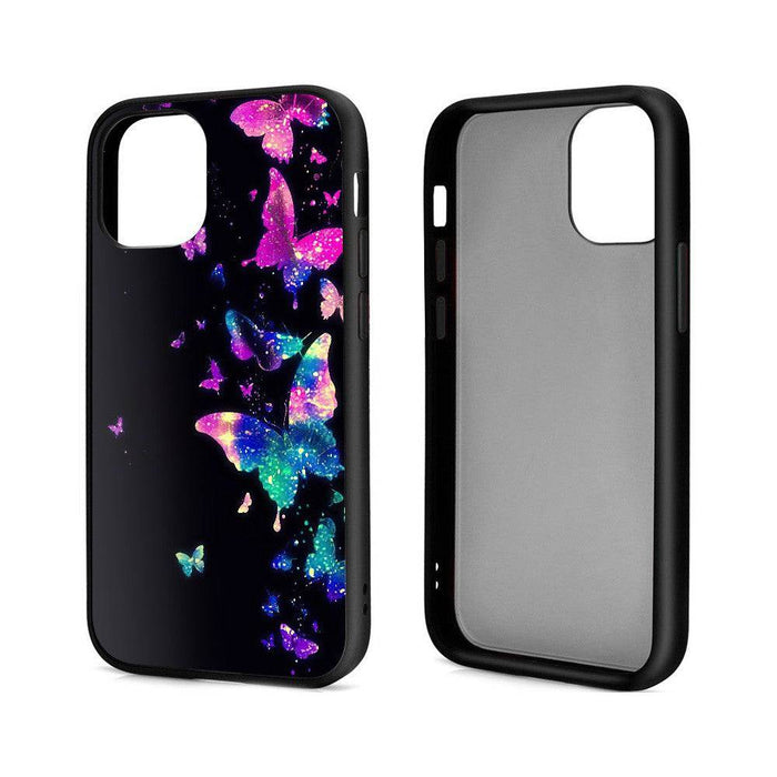 Bumper Blend Color Shockproof Case with Pattern for iPhone 13 Pro Max