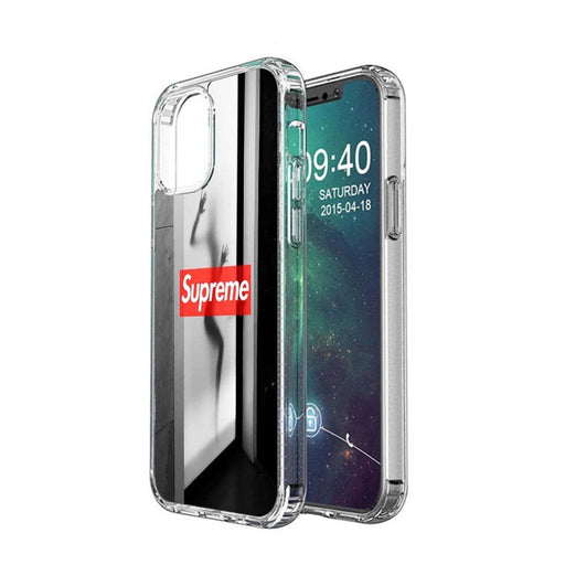 Clear Shockproof Case with Pattern for iPhone 12 Pro Max - JPC MOBILE ACCESSORIES