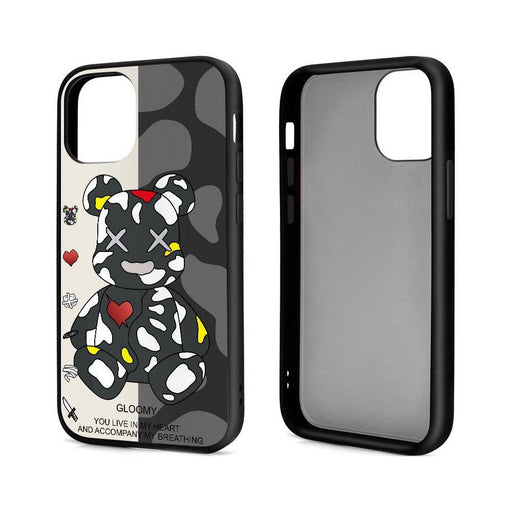 Bumper Blend Color Shockproof Case with Pattern for iPhone 12 Pro Max - JPC MOBILE ACCESSORIES
