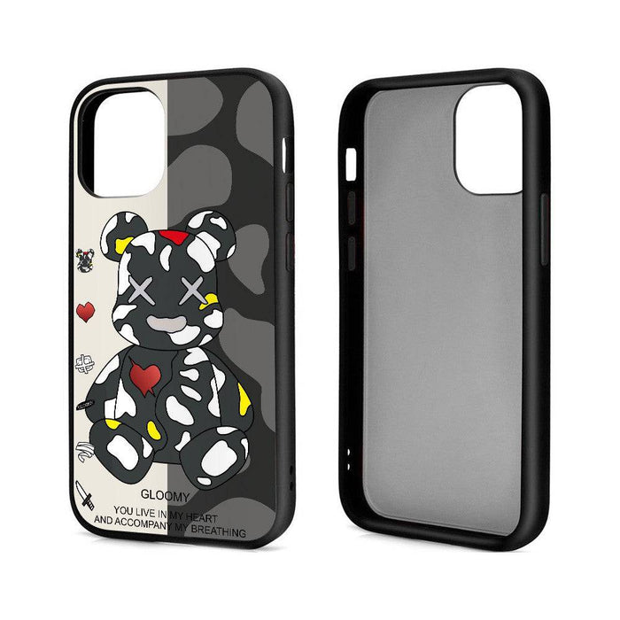 Bumper Blend Color Shockproof Case with Pattern for iPhone 13 - JPC MOBILE ACCESSORIES