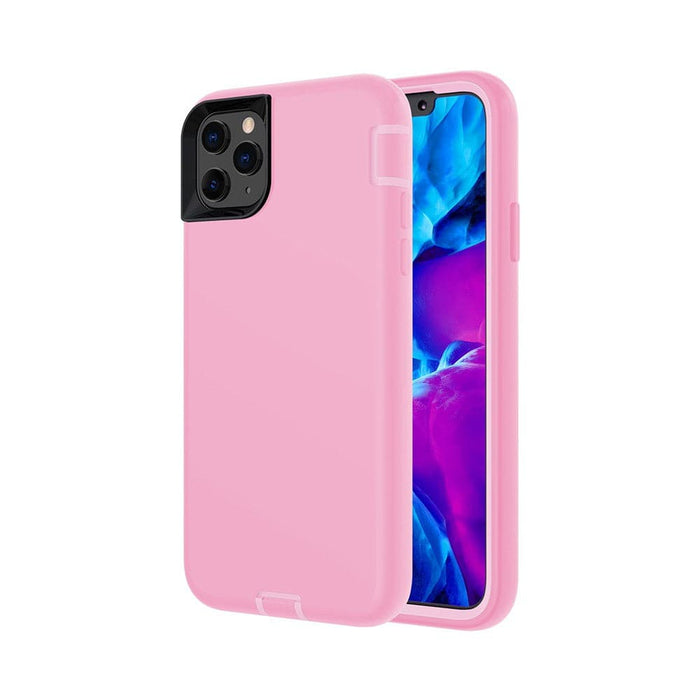 3 in 1 Shockproof Silicone Armor Case Cover for iPhone 12 Pro Max (6.7'') - JPC MOBILE ACCESSORIES